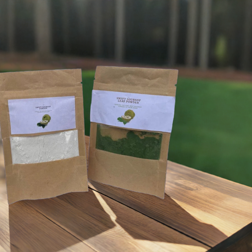 COMBO OFFER Soursop Fruit Powder soursop fruit powder ground organic soursop powder hand picked Soursop Leaf Powder graviola leaf powder - Swift Soursop