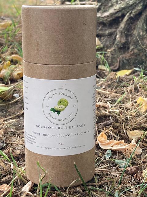 Dive into our delicious Soursop Fruit Extract Powder 50g from Swift Soursop